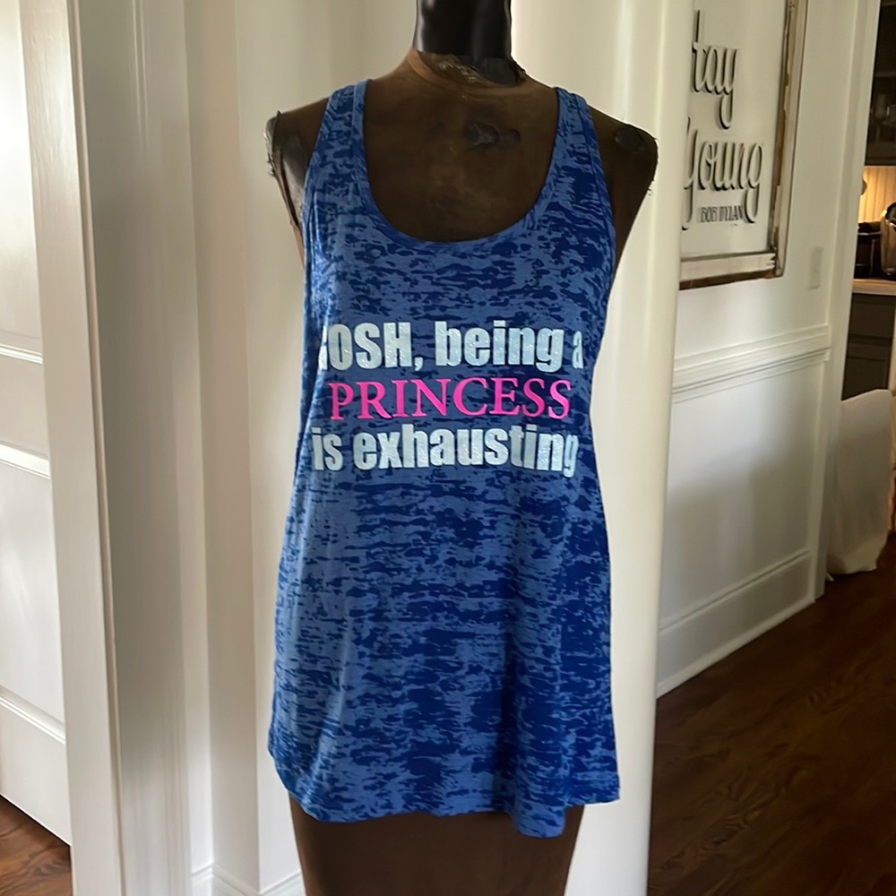 “Gosh Being A Princess Is Exhausting” Racerback Tank - FINAL SALE